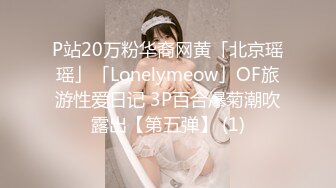 P站20万粉华裔网黄「北京瑶瑶」「Lonelymeow」OF旅游性爱日记 3P百合爆菊潮吹露出【第五弹】 (1)