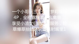 一个小哥玩三个少女萝莉精彩4P，全程露脸真他么禽兽，享受小渣女们的口活服务，轮草爆草抽插还玩道具射嘴里1