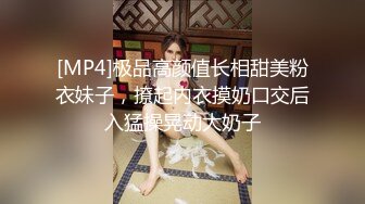 [MP4]极品高颜值长相甜美粉衣妹子，撩起内衣摸奶口交后入猛操晃动大奶子