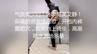 气质美少妇！外表甜美文静！却骚的很激情自慰，开档内裤露肥穴，假屌地上骑坐，高潮喷水满地多是