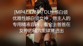 [MP4/ 478M] OL性感白领 优雅性感白领女神，做主人的专用精液容器，看金主爸爸在女神的骚穴里肆意进出