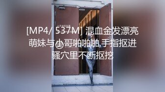 [MP4/ 537M] 混血金发漂亮萌妹与小哥啪啪啪,手指抠进骚穴里不断抠挖