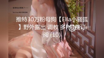 推特30万粉母狗【Ella小骚狐】野外露出 调教 多P付费订阅 (10)