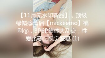 【11月无水印新品】，顶级绿帽癖情侣【mickeemo】福利⑧，3P6P集体大乱交，性爱比赛，视觉盛宴 (1)