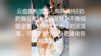 云盘露脸泄密！高颜清纯E奶肥臀反差妹【石高慧】不雅视图全集，还求爸爸肏，对话淫荡，可惜了被个纹身肥猪佬各种蹂躏 (2)