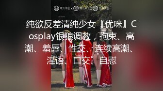 纯欲反差清纯少女『优咪』Cosplay银狼调教，拘束、高潮、羞辱、性交、连续高潮、淫语、口交、自慰